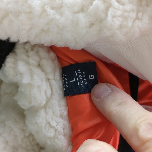 Tommy Hilfiger Quilted Parka Jacket, Sherpa Lined Hood - Picture 4 of 12